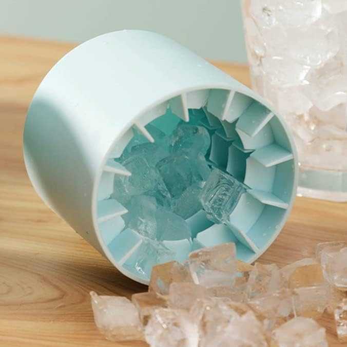 2-in-1 Silicone Ice Cube Maker & Storage Box – Portable Ice Tray