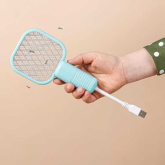 Electric Mosquito Racket – USB Rechargeable Fly & Mosquito Killer