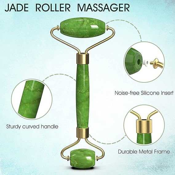 2-in-1 Jade Roller & Gua Sha Facial Massage Set