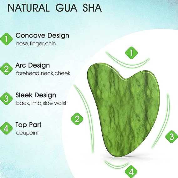 2-in-1 Jade Roller & Gua Sha Facial Massage Set