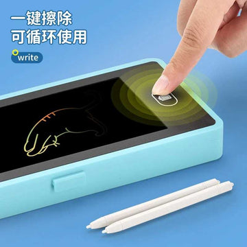 2-in-1 Smart Pencil Box with LCD Writing Tablet – Kids Stationery Organizer