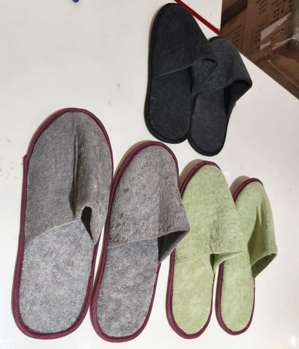 Soft Cotton Home Slippers – Plush Indoor Spa & Bedroom Slides