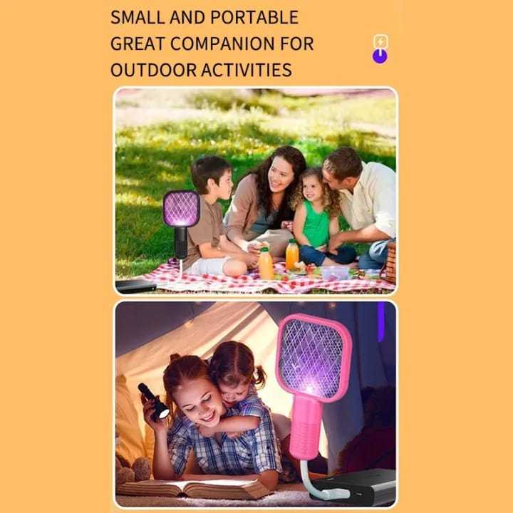 Electric Mosquito Racket – USB Rechargeable Fly & Mosquito Killer